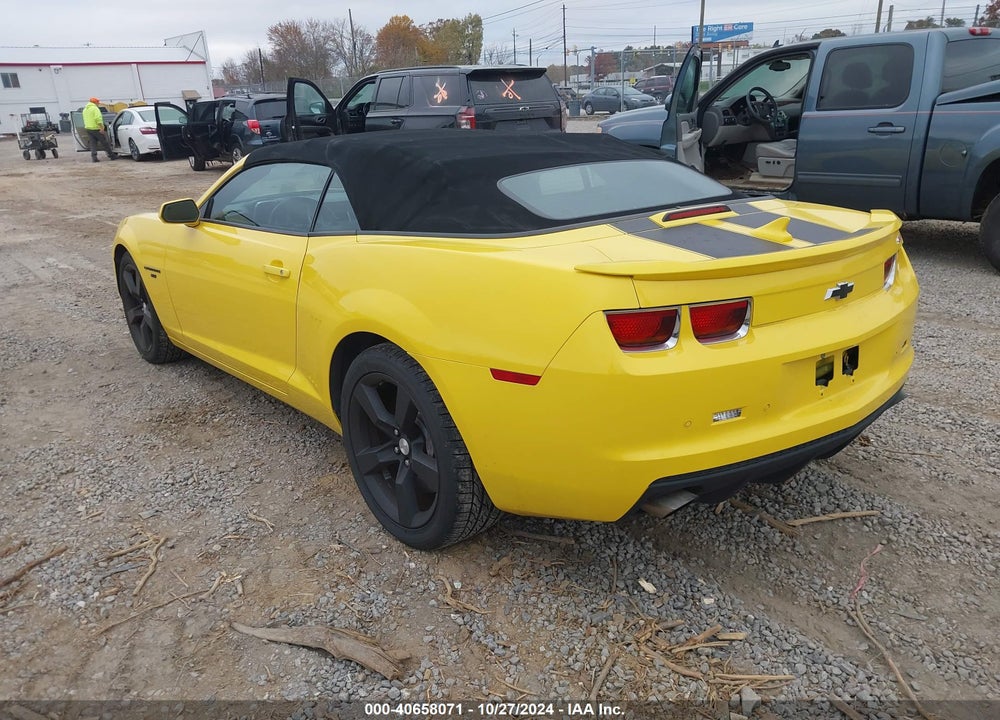 2011 CHEVROLET CAMARO 2SS VIN: 2G1FK3DJ7B9166848