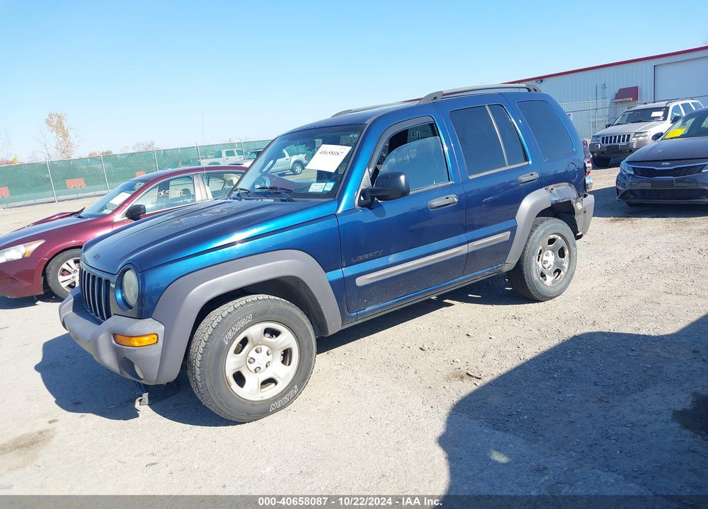 2004 JEEP LIBERTY SPORT VIN: 1J4GL48K74W156567