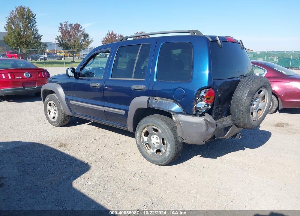 2004 JEEP LIBERTY SPORT VIN: 1J4GL48K74W156567