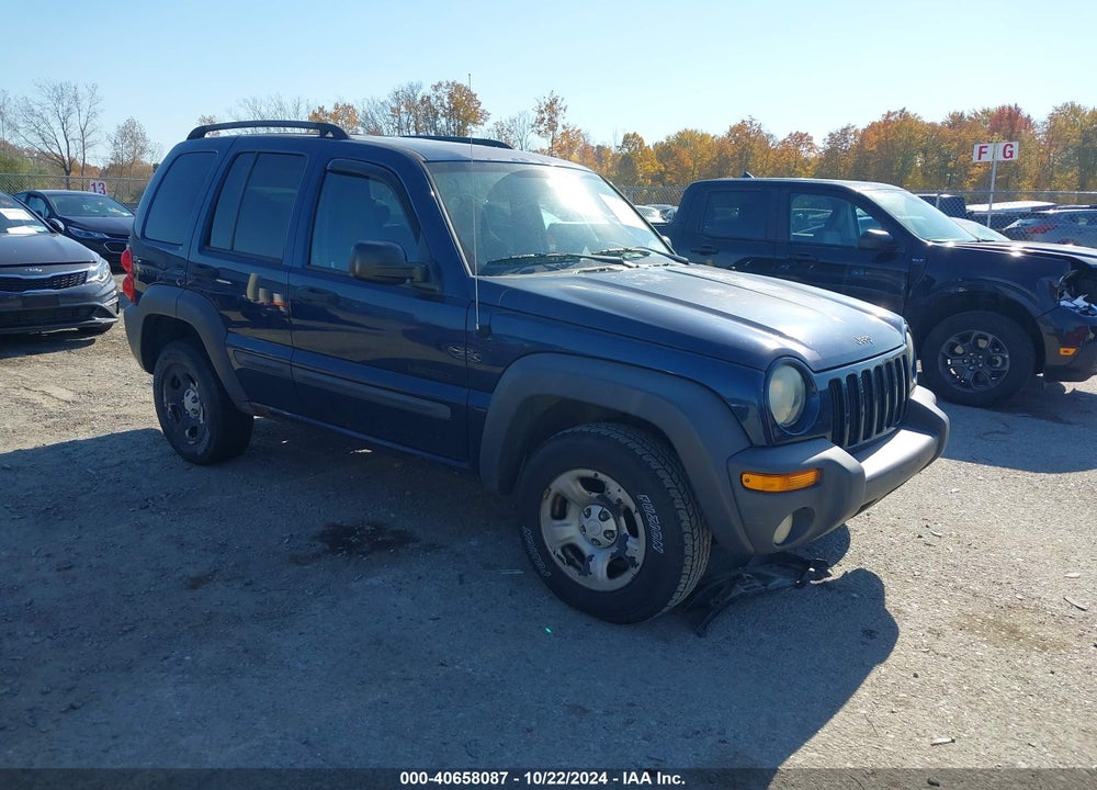 2004 JEEP LIBERTY SPORT VIN: 1J4GL48K74W156567