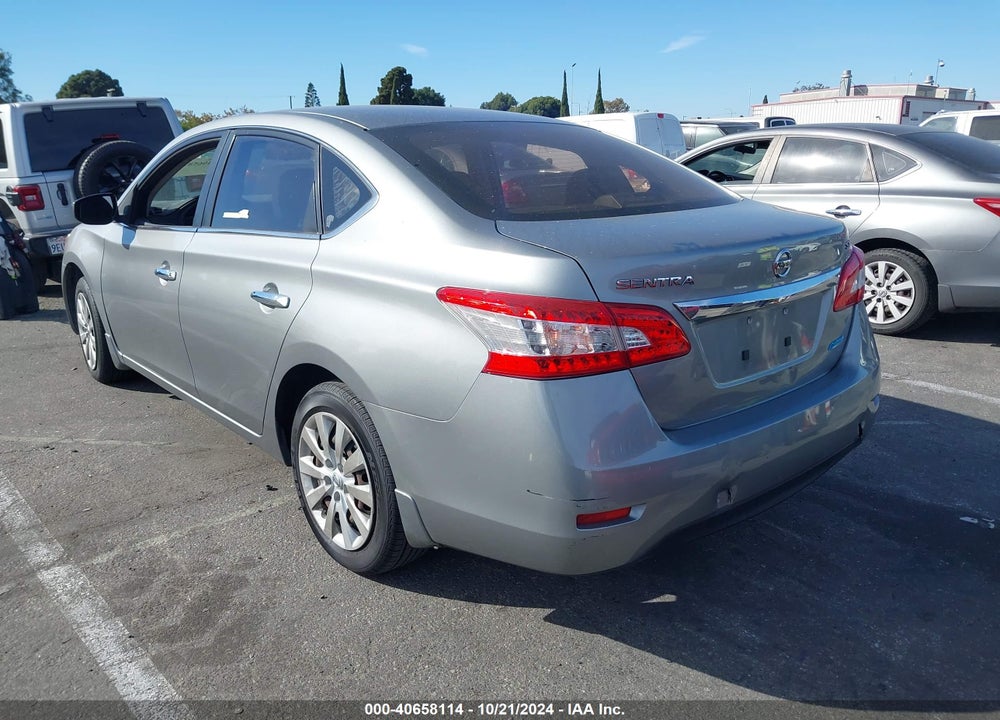 2014 NISSAN SENTRA SV VIN: 3N1AB7AP6EL686481