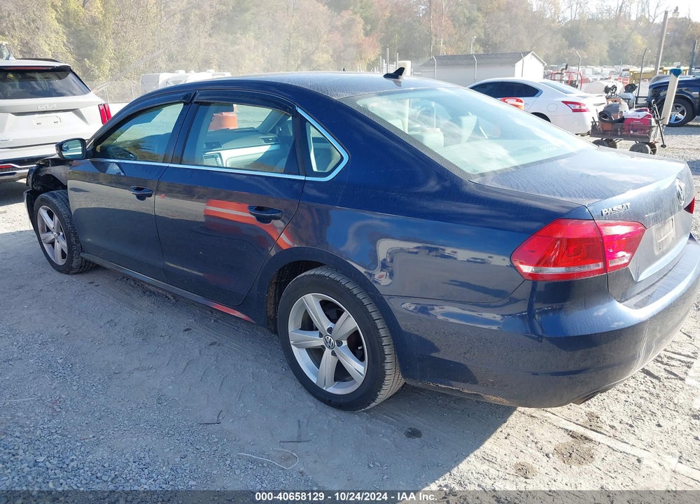 2013 VOLKSWAGEN PASSAT 2.0L TDI SE VIN: 1VWBN7A3XDC069954