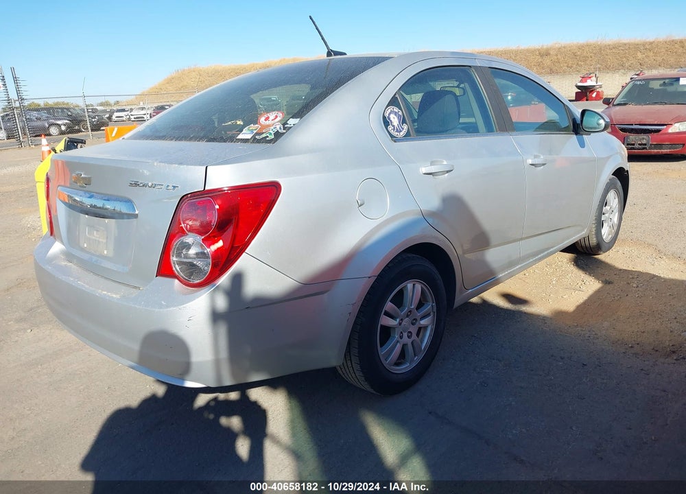 2014 CHEVROLET SONIC LT AUTO VIN: 1G1JC5SH8E4107270