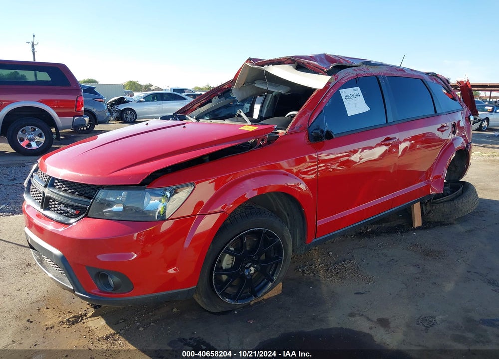 2018 DODGE JOURNEY SXT VIN: 3C4PDCBG6JT448729
