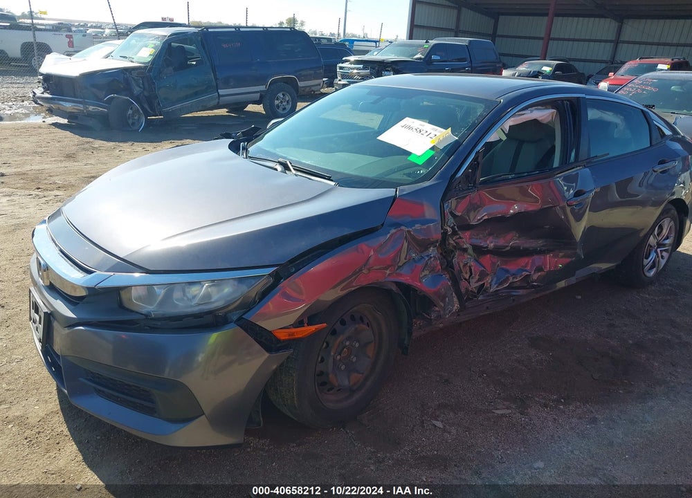 2018 HONDA CIVIC LX VIN: 2HGFC2F56JH502042