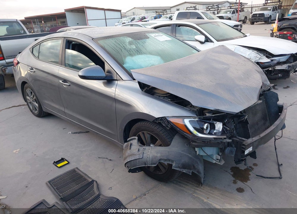 2018 HYUNDAI ELANTRA SEL VIN: 5NPD84LF6JH374702