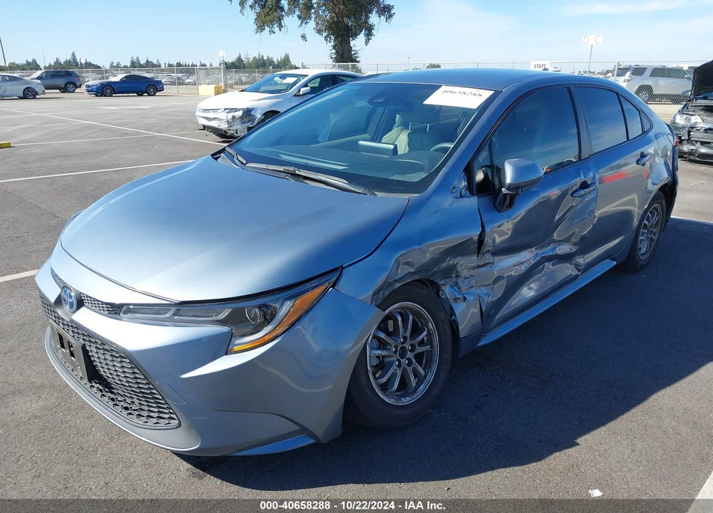 2022 TOYOTA COROLLA HYBRID LE VIN: JTDEAMDE7NJ055093