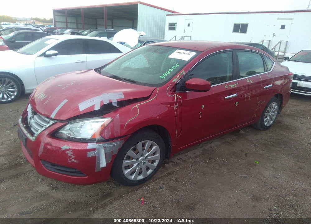 2013 NISSAN SENTRA SV VIN: 3N1AB7APXDL634351