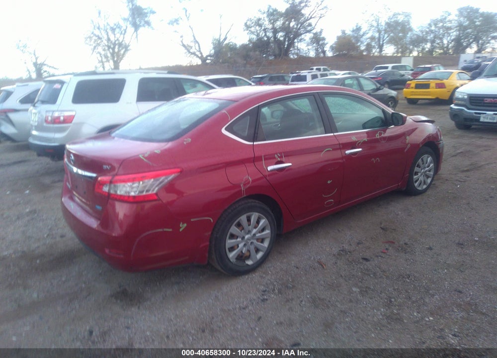 2013 NISSAN SENTRA SV VIN: 3N1AB7APXDL634351