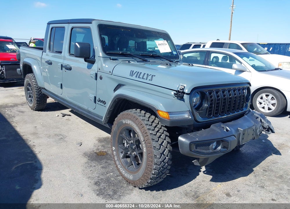 2024 JEEP GLADIATOR WILLYS VIN: 1C6HJTAG9RL116345