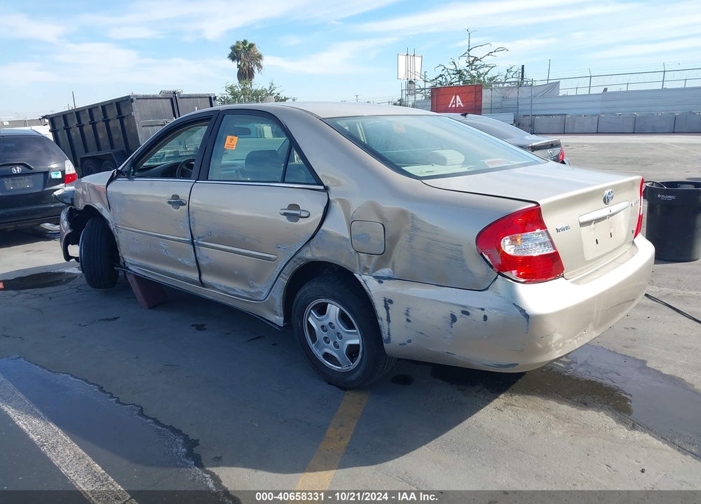 2003 TOYOTA CAMRY LE V6 VIN: 4T1BF32K83U561739