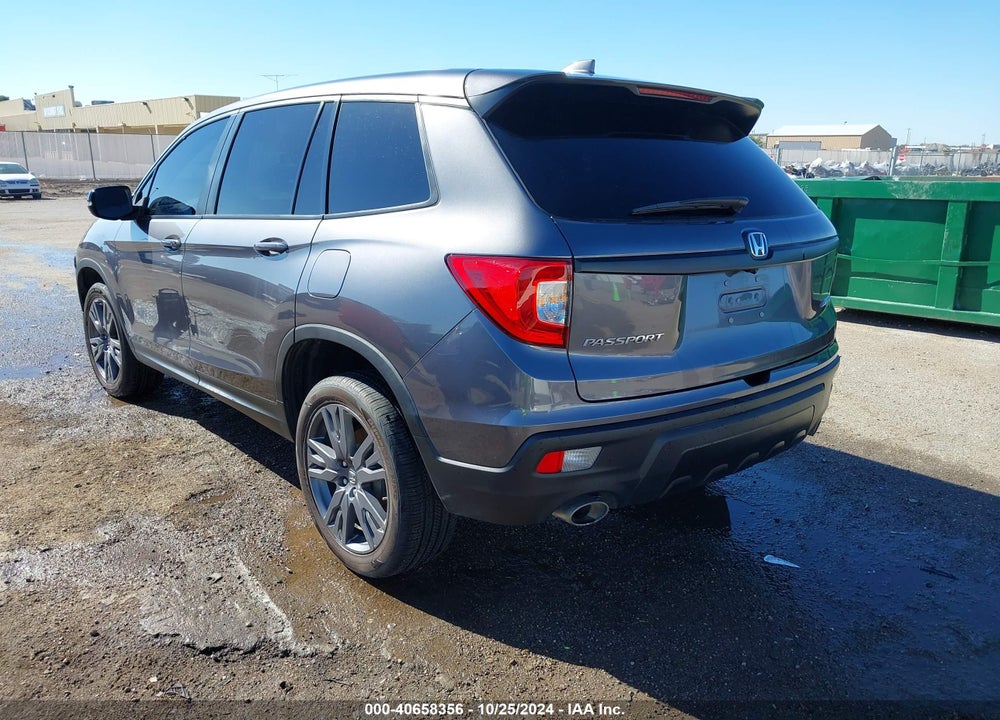 2021 HONDA PASSPORT AWD EX-L VIN: 5FNYF8H54MB018380