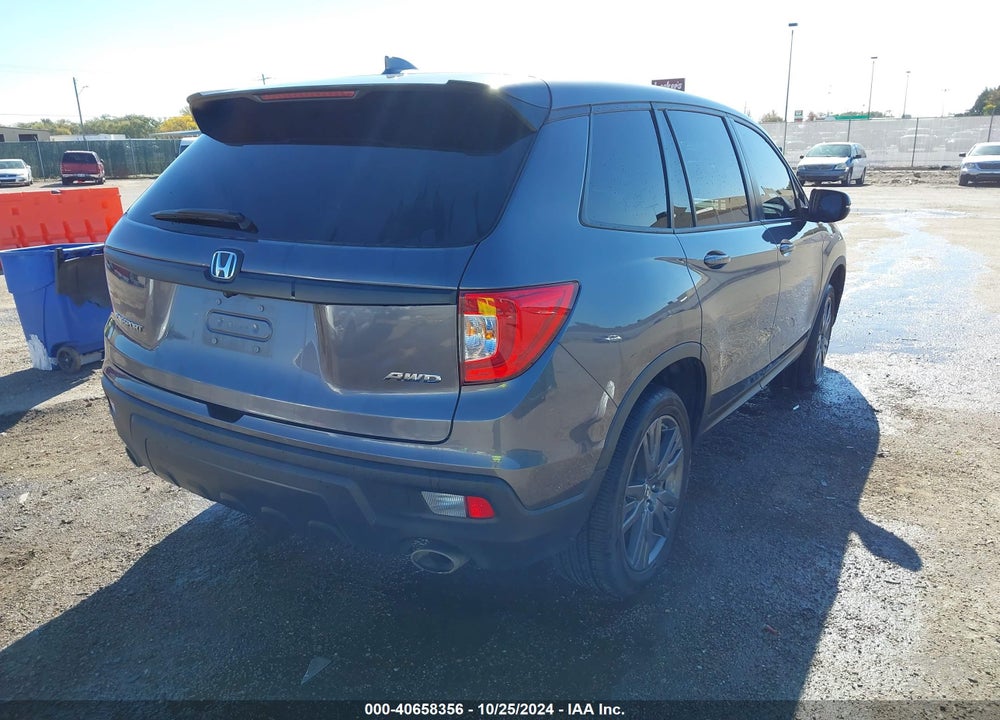 2021 HONDA PASSPORT AWD EX-L VIN: 5FNYF8H54MB018380