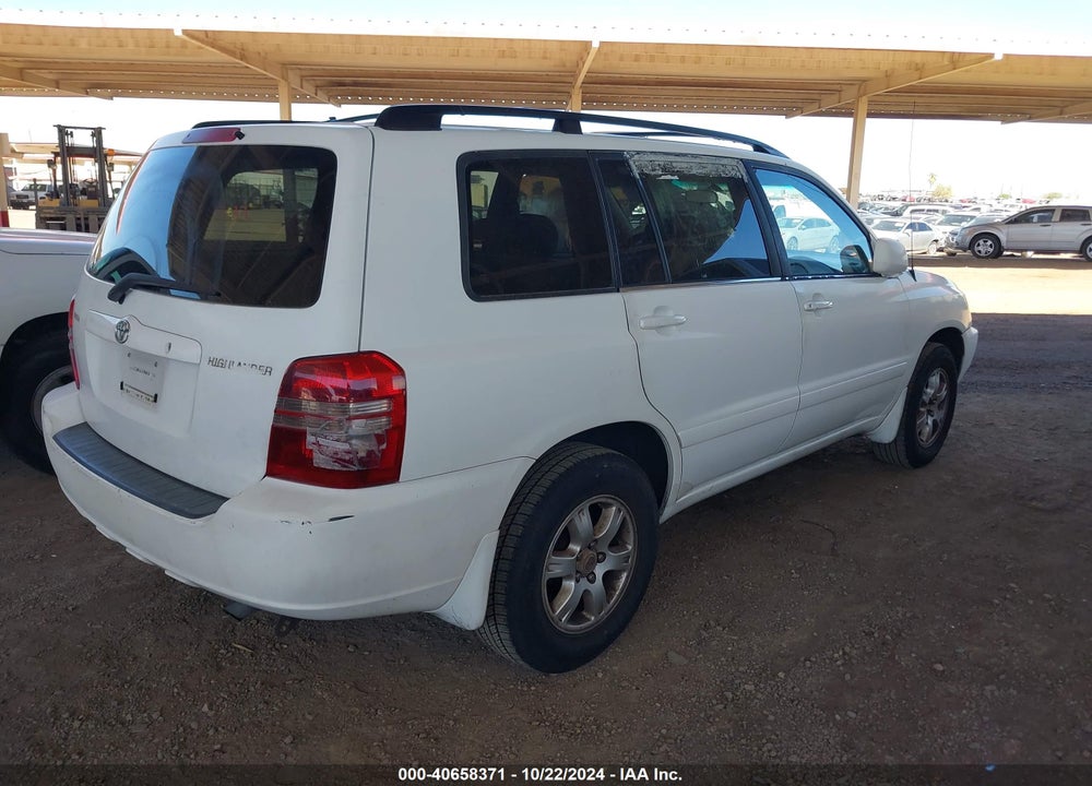 2001 TOYOTA HIGHLANDER VIN: JTEGD21A410019220