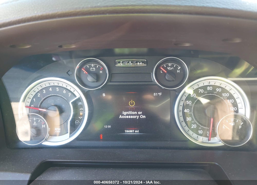 2013 RAM 1500 LAIE VIN: 1C6RR7NT9DS723288