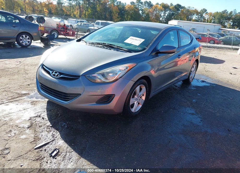 2013 HYUNDAI ELANTRA GLS VIN: 5NPDH4AE6DH431477