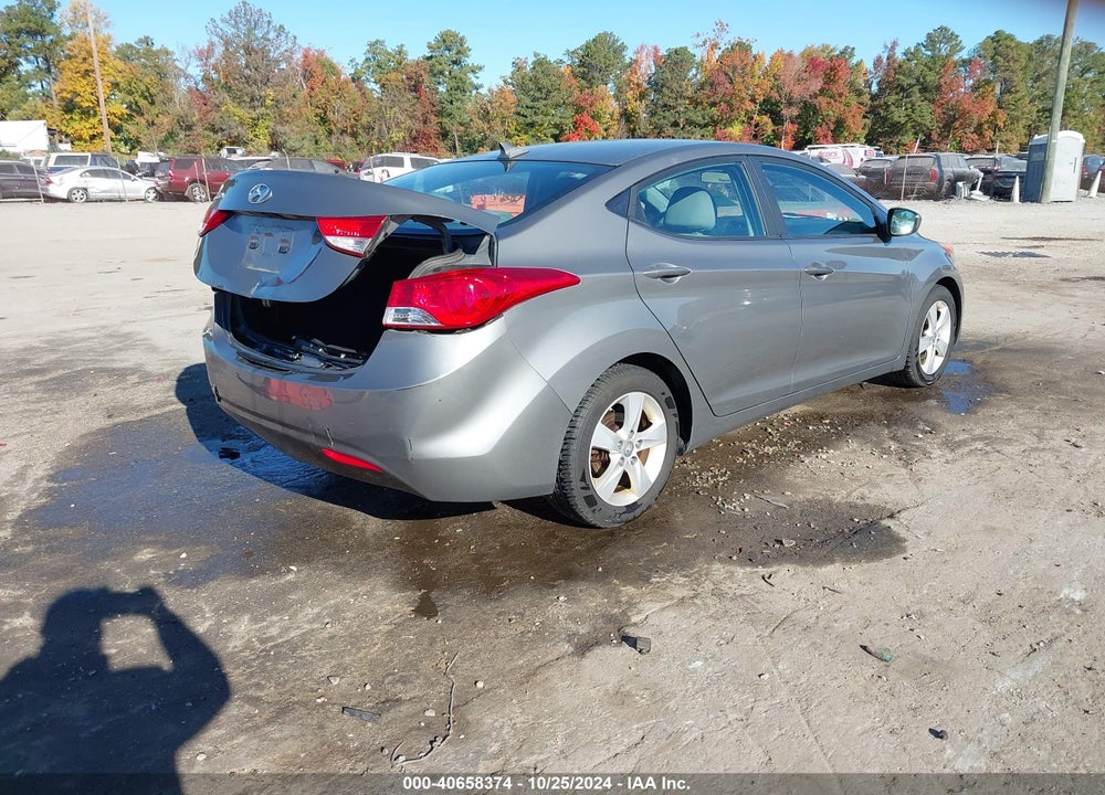 2013 HYUNDAI ELANTRA GLS VIN: 5NPDH4AE6DH431477
