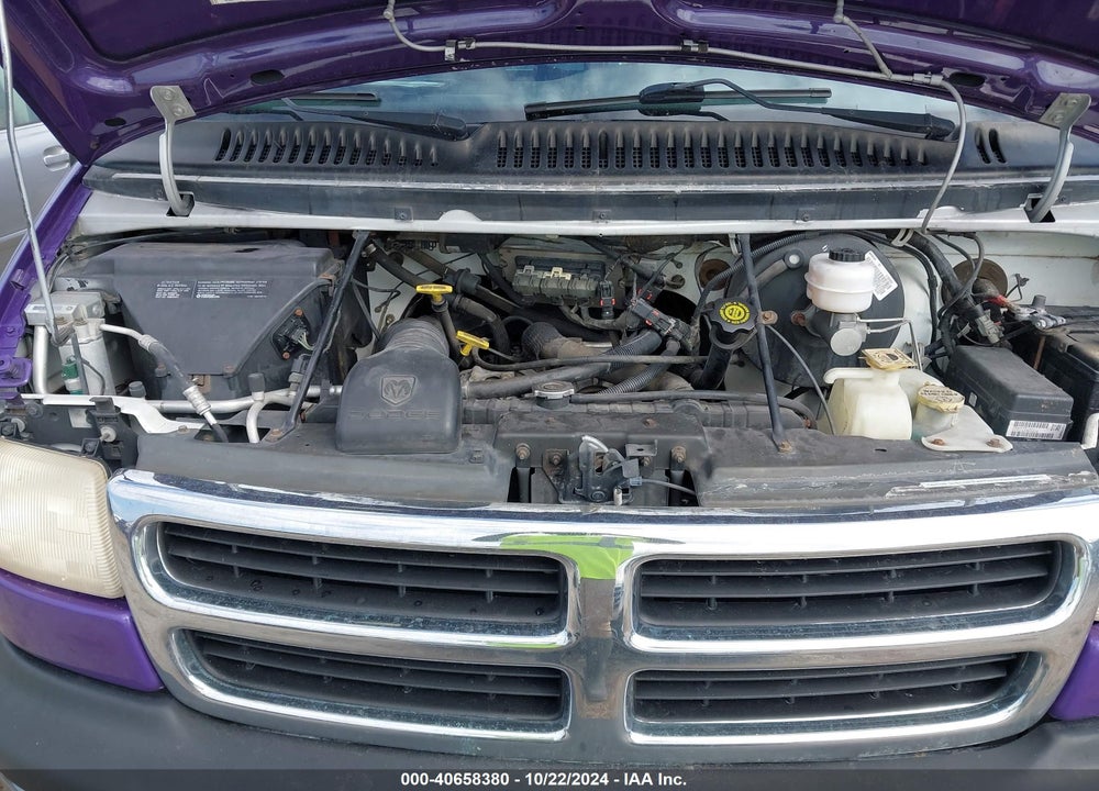 2001 DODGE RAM VAN 1500 CONVERSION VIN: 2B7HB11Y21K520210