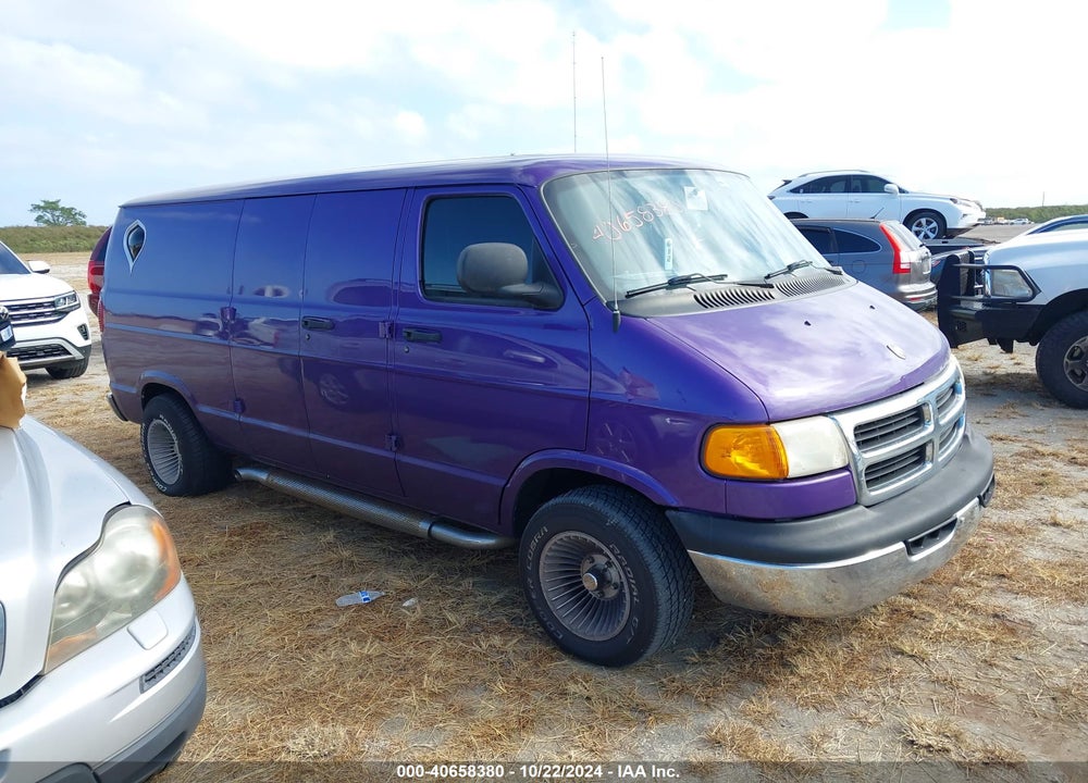 2001 DODGE RAM VAN 1500 CONVERSION VIN: 2B7HB11Y21K520210