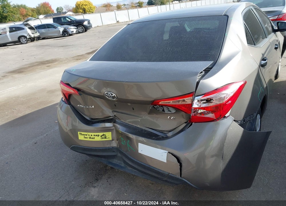2017 TOYOTA COROLLA LE VIN: 2T1BURHE1HC905902
