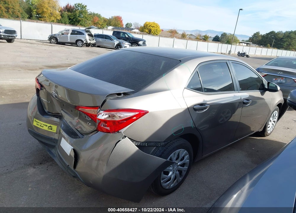 2017 TOYOTA COROLLA LE VIN: 2T1BURHE1HC905902