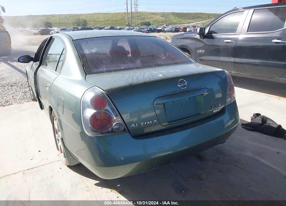 2006 NISSAN ALTIMA 2.5 S VIN: 1N4AL11D46N349599