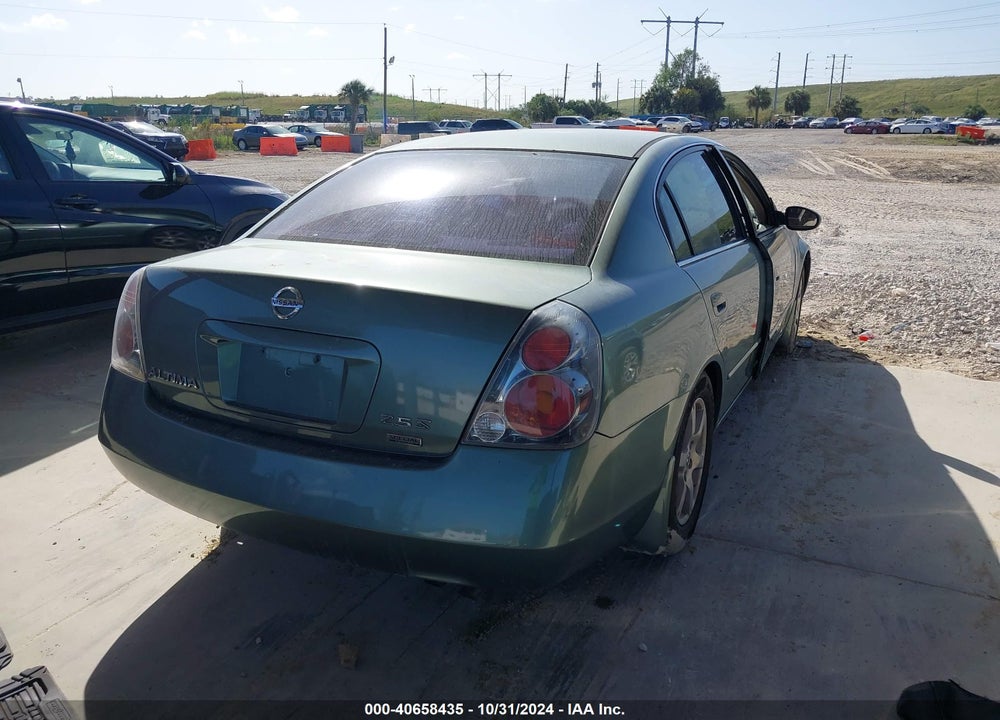 2006 NISSAN ALTIMA 2.5 S VIN: 1N4AL11D46N349599