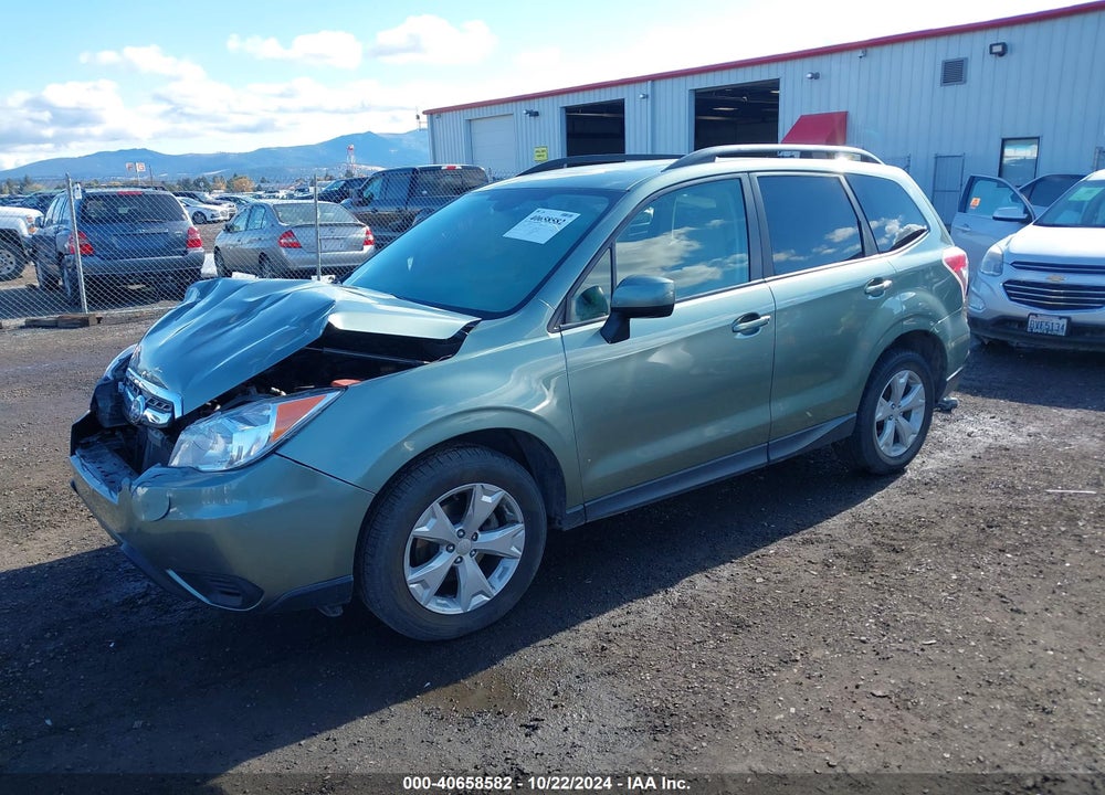 2015 SUBARU FORESTER 2.5I PREMIUM VIN: JF2SJAFC1FH825487