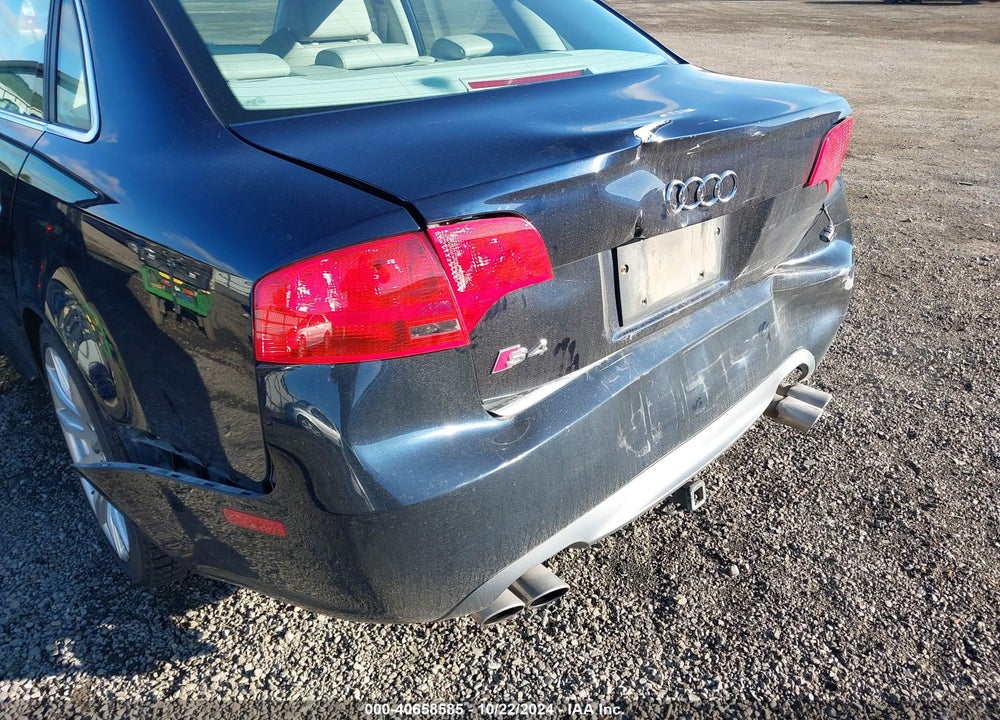 2007 AUDI S4 4.2 VIN: WAUGL78E27A017611