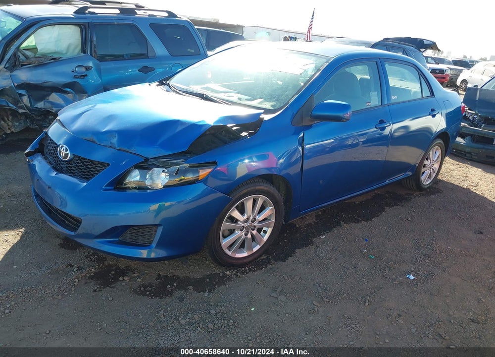 2009 TOYOTA COROLLA LE VIN: 1NXBU40E89Z013984
