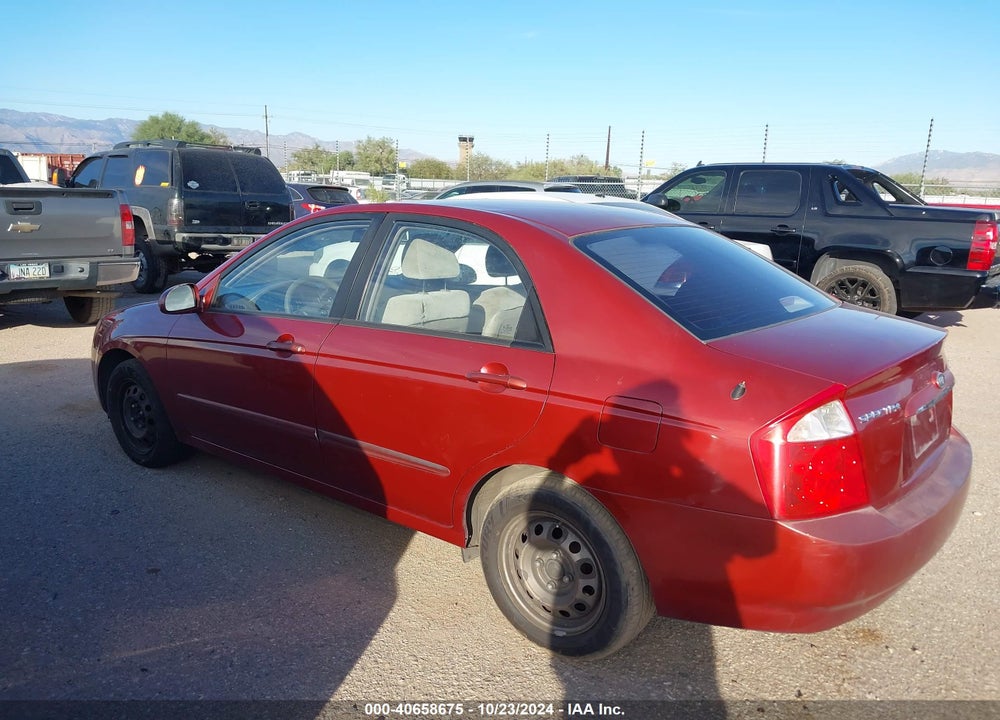 2004 KIA SPECTRA EX/LX VIN: KNAFE122445043262