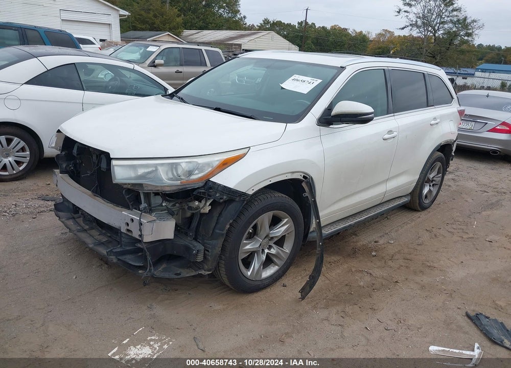 2015 TOYOTA HIGHLANDER LIMITED V6 VIN: 5TDYKRFHXFS041076
