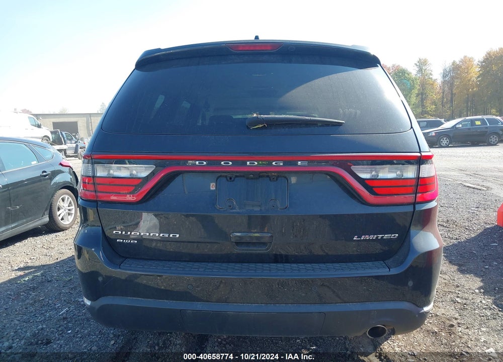 2016 DODGE DURANGO LIMITED VIN: 1C4RDJDG9GC308754