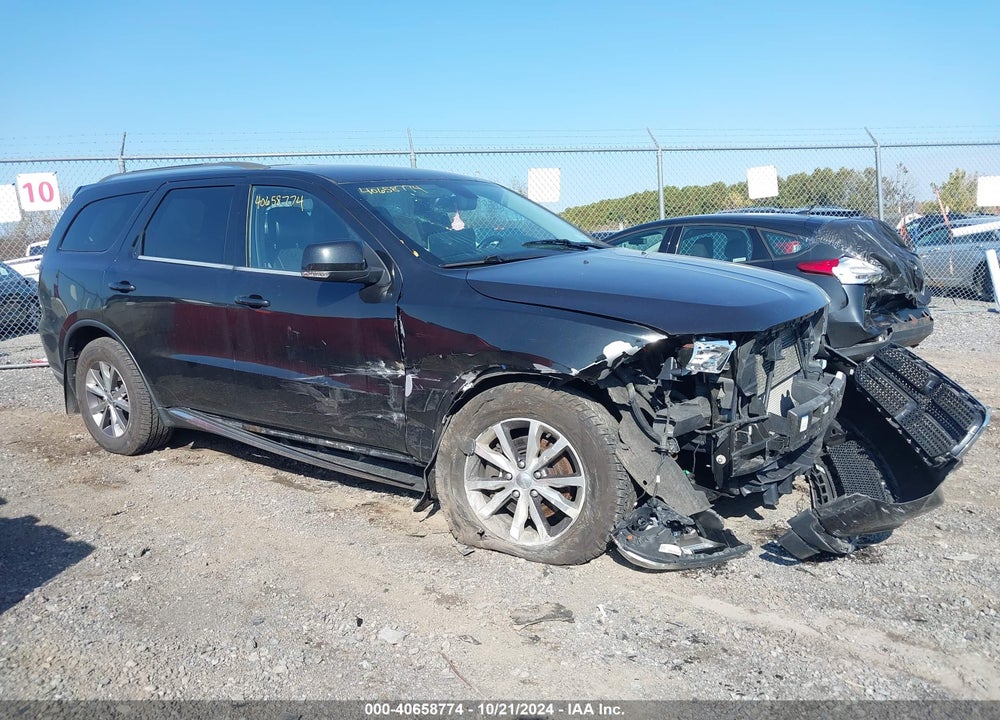 2016 DODGE DURANGO LIMITED VIN: 1C4RDJDG9GC308754