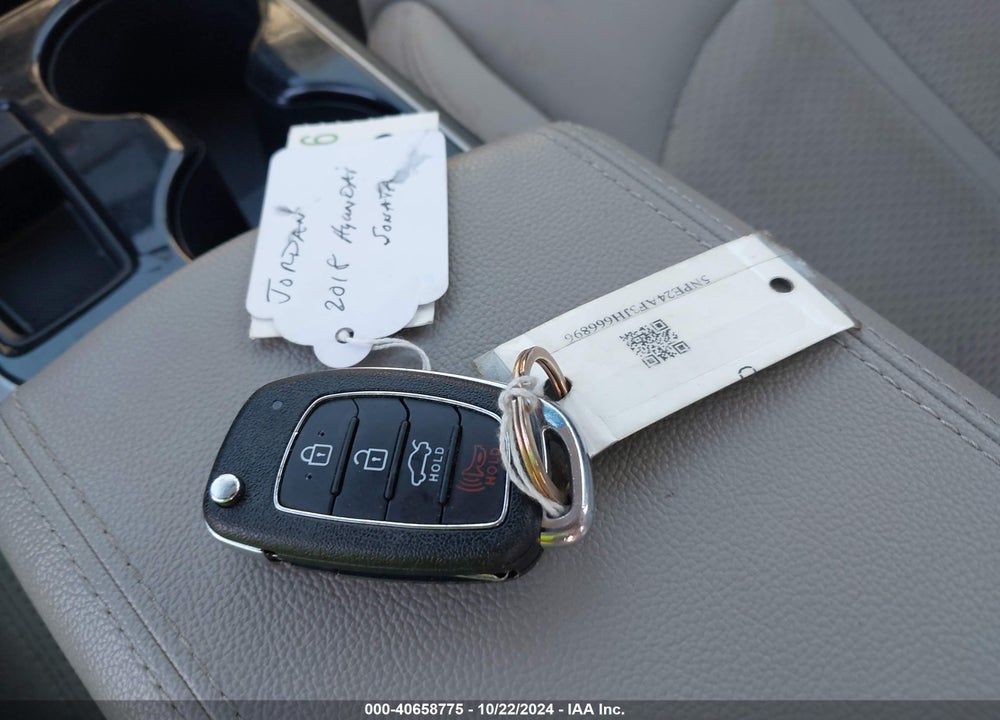 2018 HYUNDAI SONATA SE VIN: 5NPE24AF3JH666896