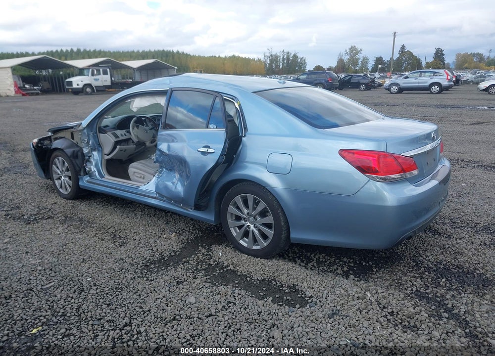 2011 TOYOTA AVALON VIN: 4T1BK3DB5BU372232