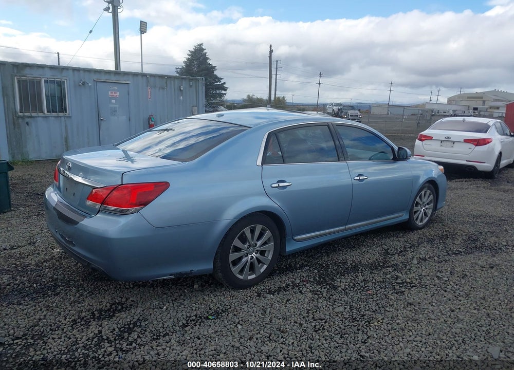 2011 TOYOTA AVALON VIN: 4T1BK3DB5BU372232