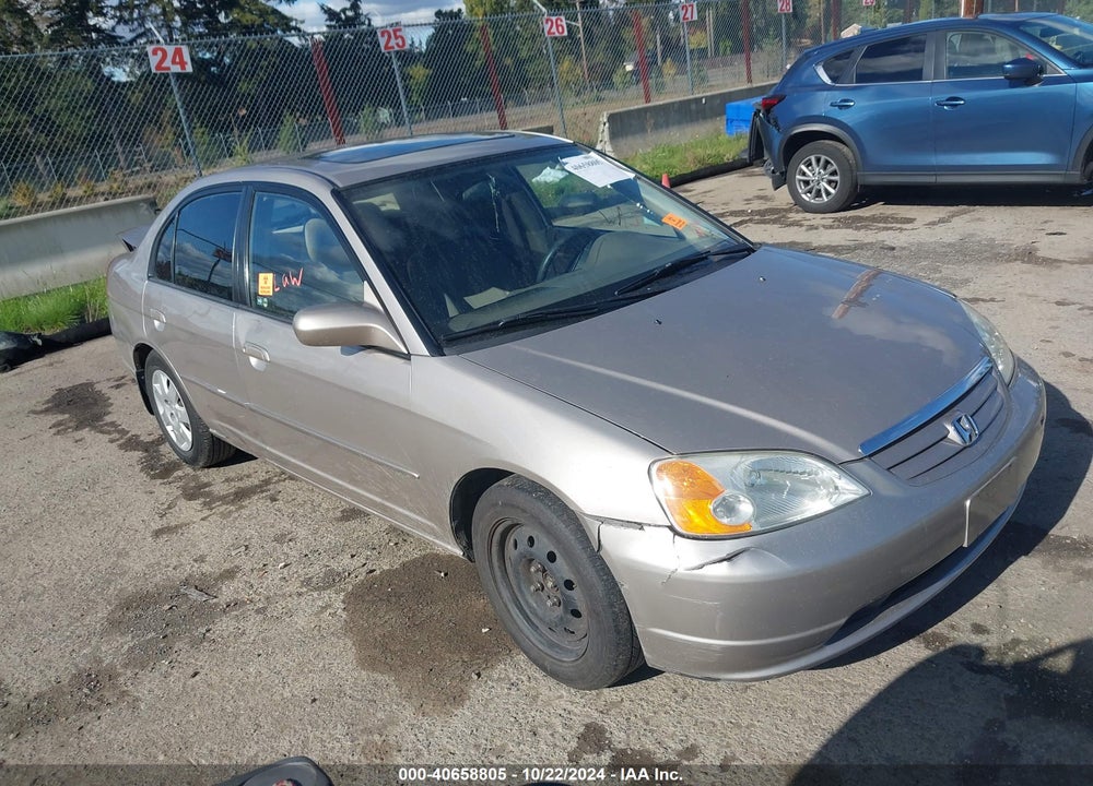 2002 HONDA CIVIC EX VIN: 1HGES26712L023032