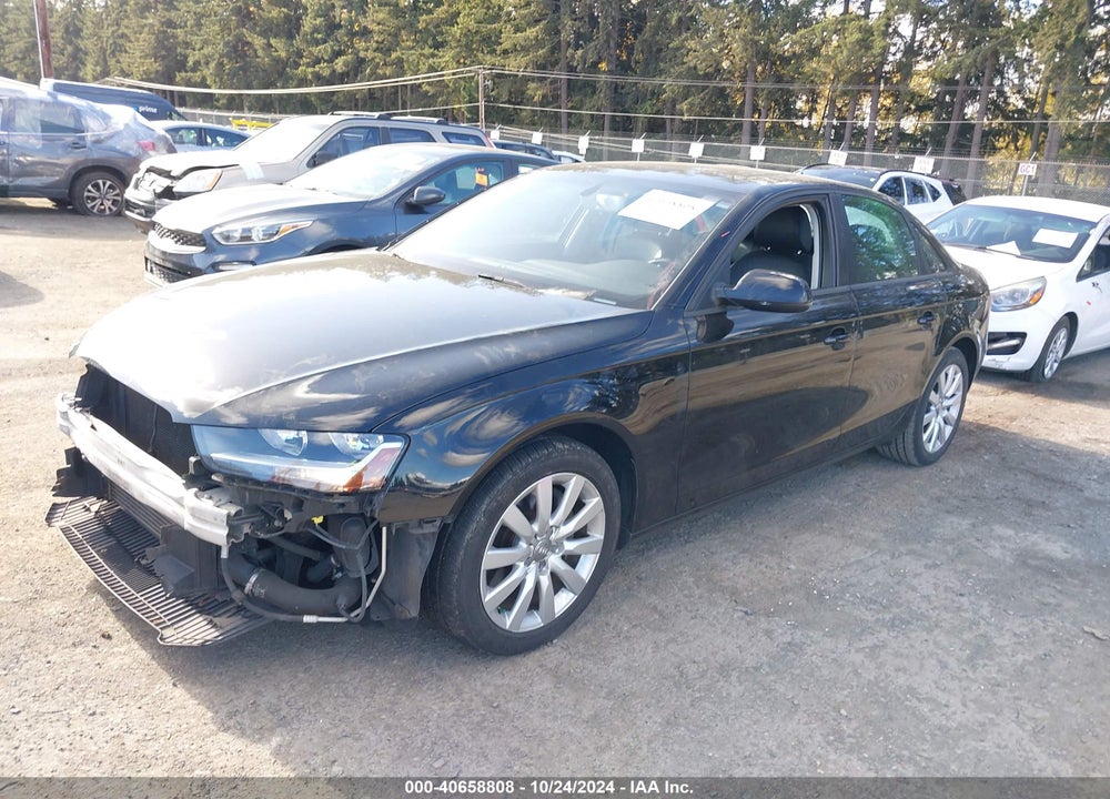 2014 AUDI A4 2.0T PREMIUM VIN: WAUAFAFLXEA120820