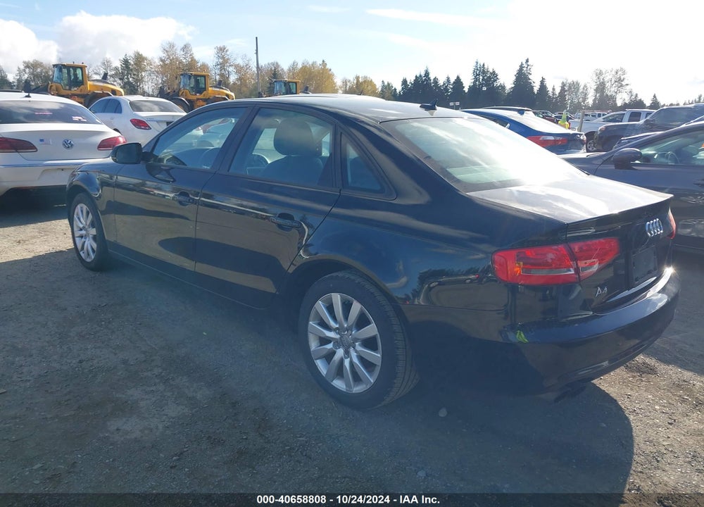2014 AUDI A4 2.0T PREMIUM VIN: WAUAFAFLXEA120820