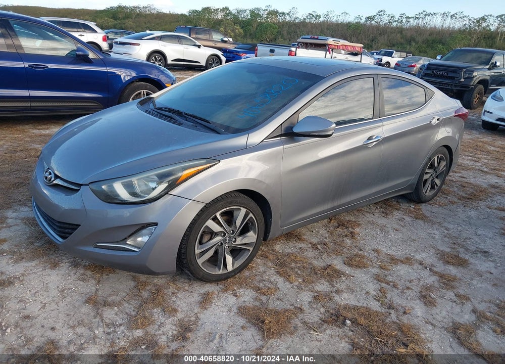 2014 HYUNDAI ELANTRA LIMITED VIN: KMHDH4AE8EU055884