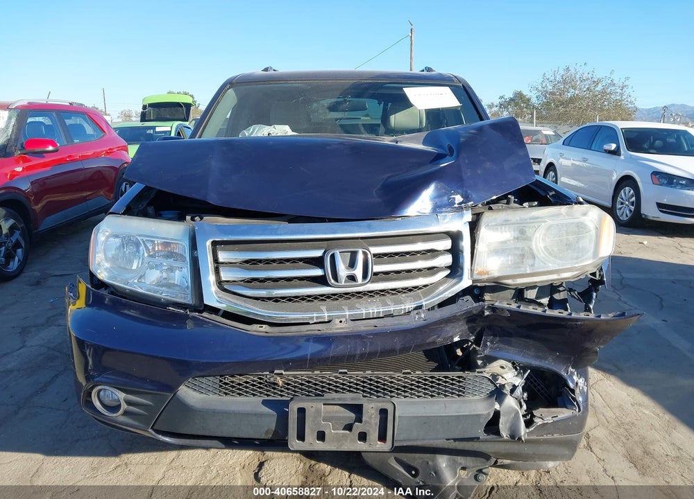 2013 HONDA PILOT EX VIN: 5FNYF4H42DB068985