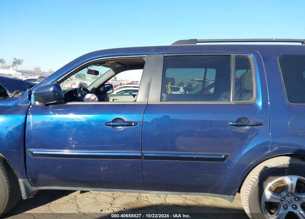 2013 HONDA PILOT EX VIN: 5FNYF4H42DB068985