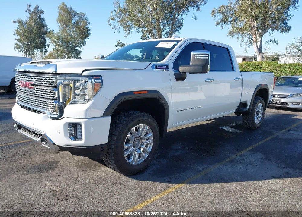 2021 GMC SIERRA 2500HD 4WD  STANDARD BED DENALI VIN: 1GT49REY3MF272622