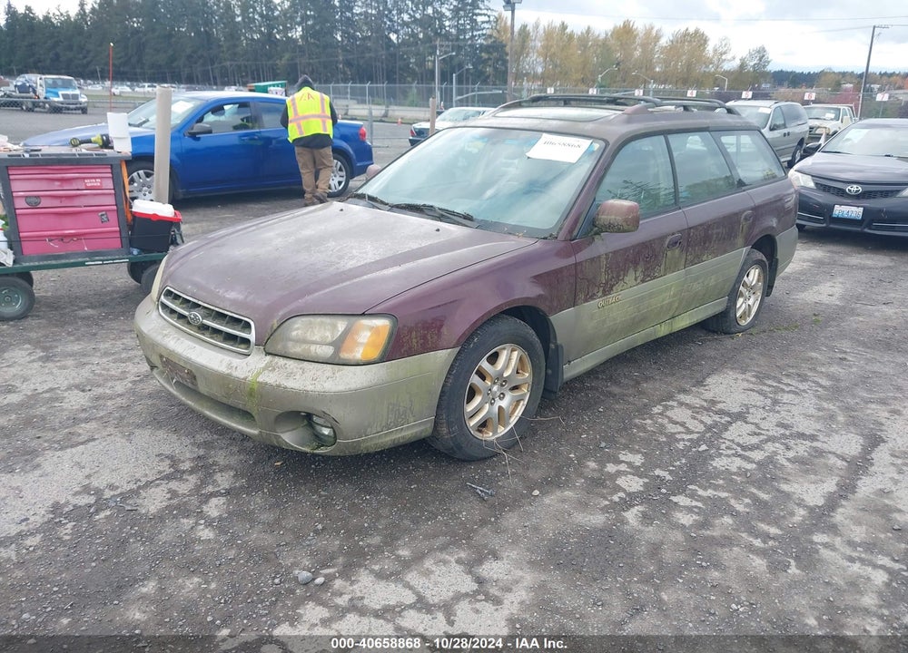 2000 SUBARU OUTBACK LIMITED VIN: 4S3BH6864Y7652040