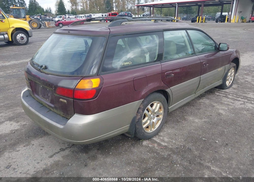 2000 SUBARU OUTBACK LIMITED VIN: 4S3BH6864Y7652040