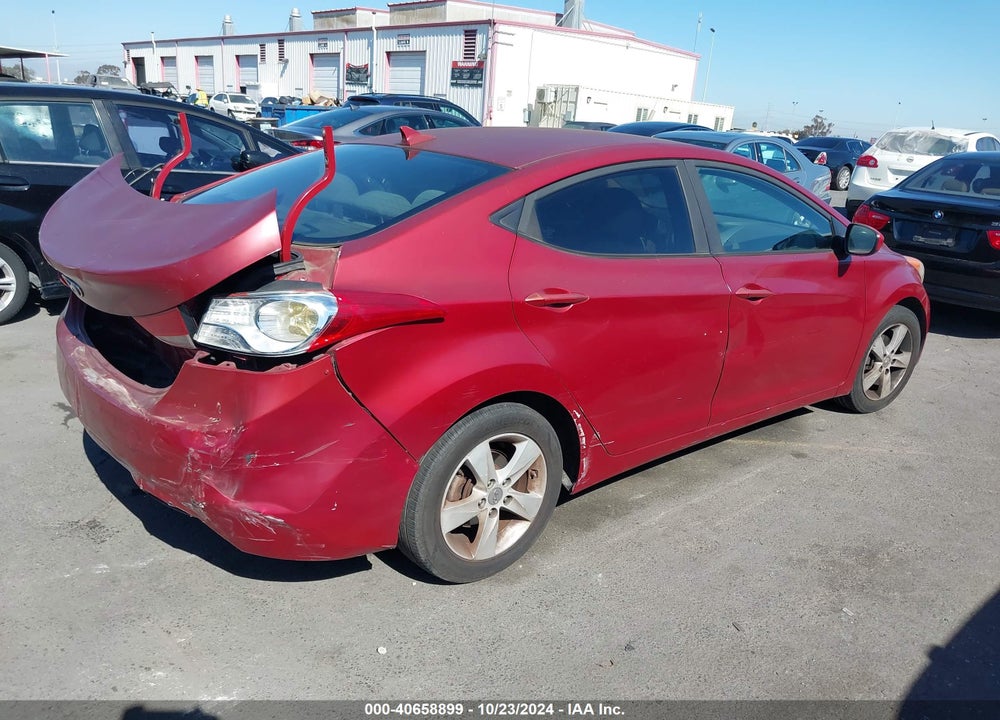 2011 HYUNDAI ELANTRA GLS (ULSAN PLANT) VIN: KMHDH4AE0BU152413