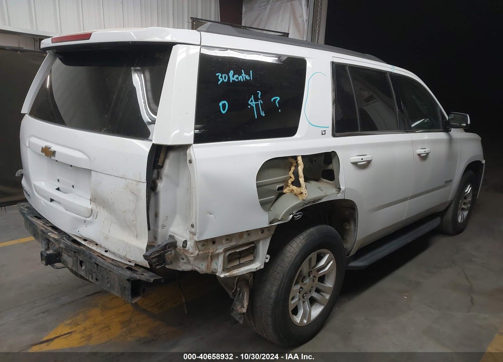 2020 CHEVROLET TAHOE 4WD LT VIN: 1GNSKBKC5LR279510