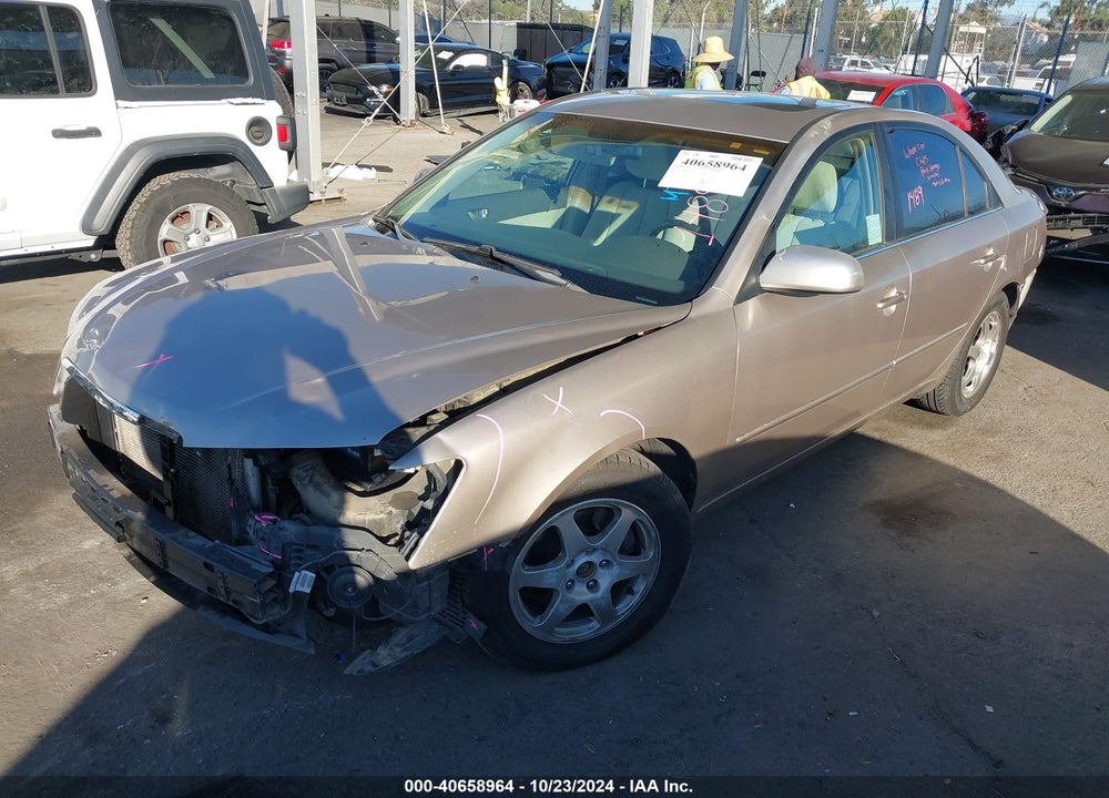 2006 HYUNDAI SONATA GLS V6/LX V6 VIN: 5NPEU46F86H016455