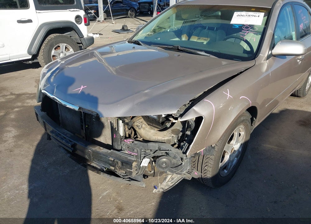 2006 HYUNDAI SONATA GLS V6/LX V6 VIN: 5NPEU46F86H016455